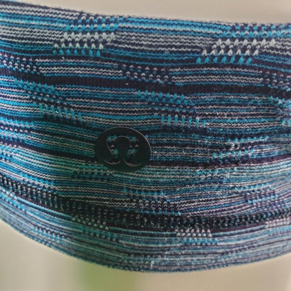 Lululemon True Self II Boho Macrame Racerback Sports Bra Blue 8 - Picture 6 of 8